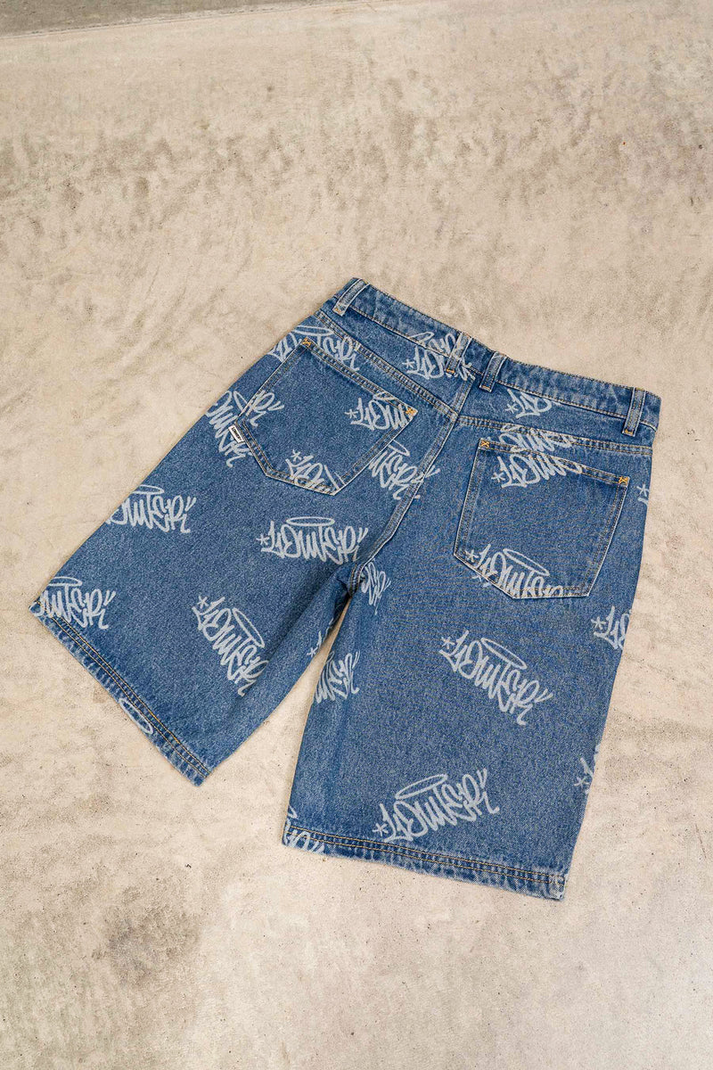 Baggy Denim Shorts - Halo AO